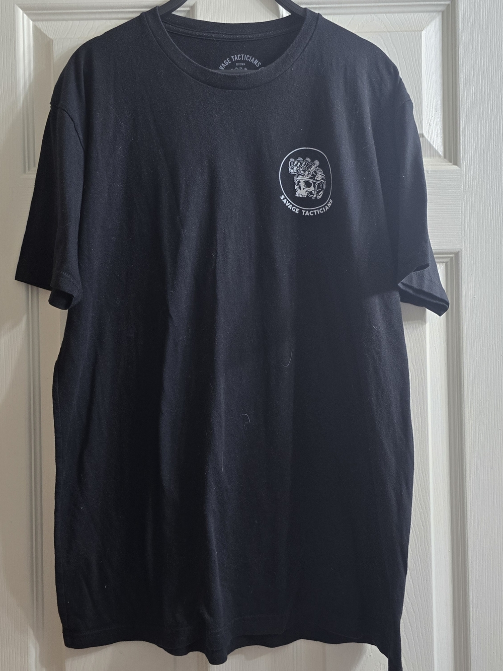 Savage Tacticalwear Black Short Sleeve Graphic Tee